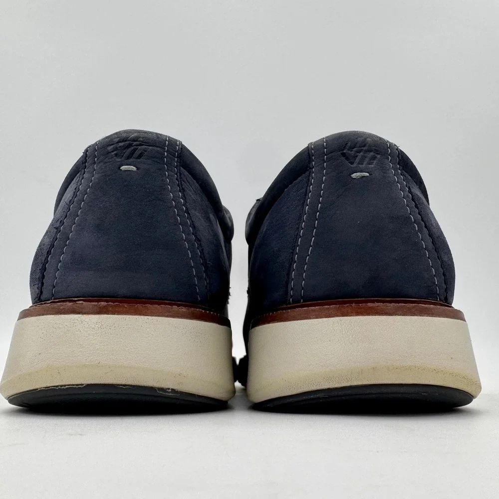 Johnston & Murphy XC+ Parker Navy Nubuck Leather Waterproof Oxford Men's 11W